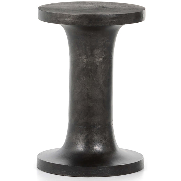 home fashion Gino End Table Raw Black by Four Hands