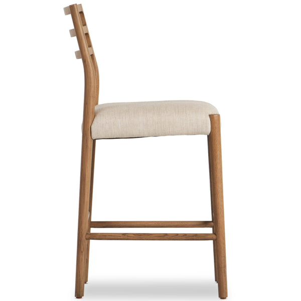 Home Fashion Glenmore Counter Stool Essence Natural/Smoked Oak By Four Hands