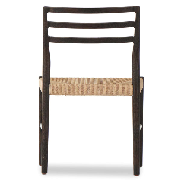 Home Fashion Glenmore Woven Dining Chair Light Carbon Set Of 2 By Four Hands
