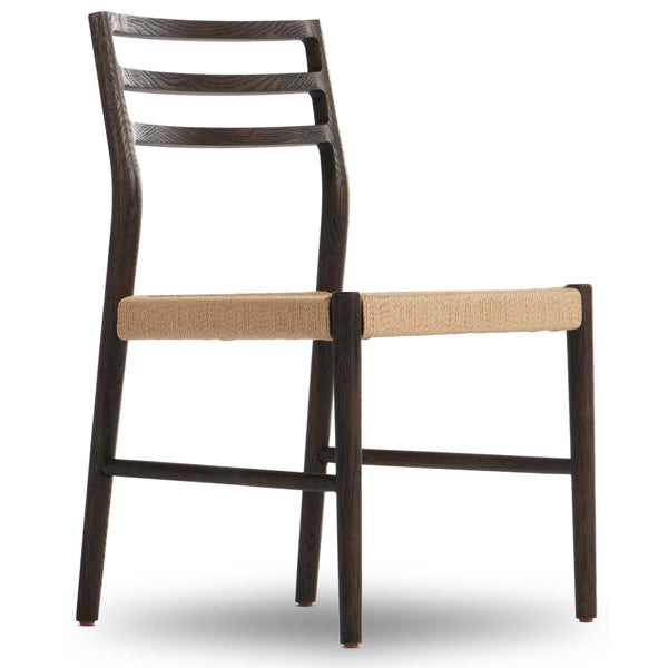 home fashion Glenmore Woven Dining Chair Light Carbon Set of 2 by Four Hands