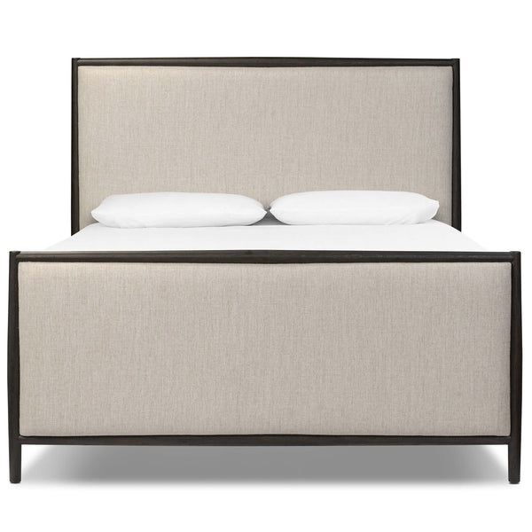 Home Fashion Glenview Bed Essence Natural/Smoked Black By Four Hands