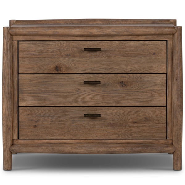 Home Fashion Glenview Nightstand Weathered Oak By Four Hands