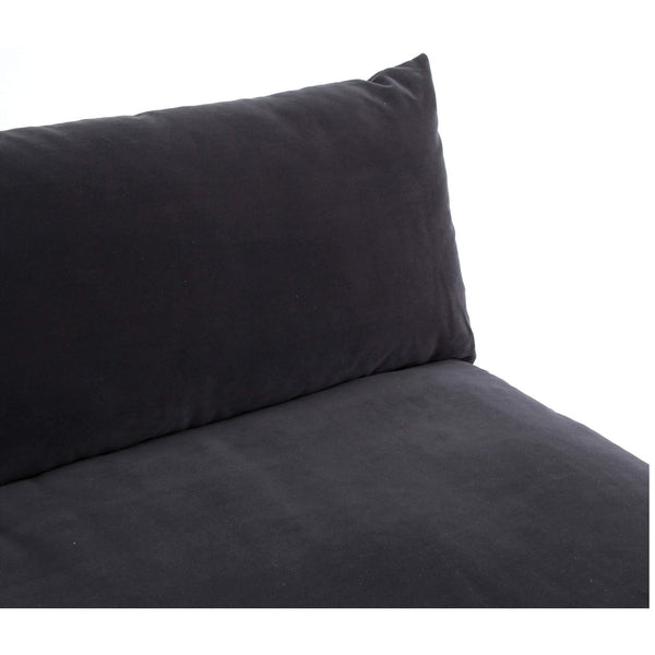 Home Fashion Grant Armless Sectional Henry Charcoal By Four Hands