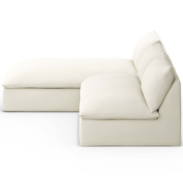 Home Fashion Grant Outdoor 2 Piece Sectional Faye Cream By Four Hands