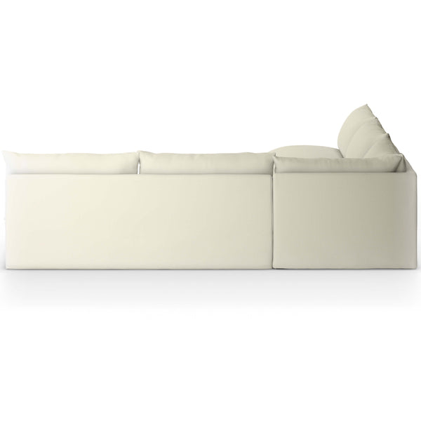 Home Fashion Grant Outdoor 3 Piece Sectional Faye Cream By Four Hands