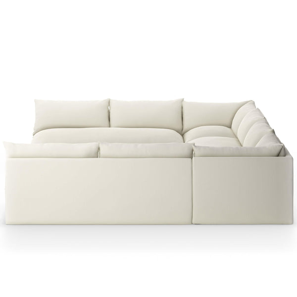 Home Fashion Grant Outdoor 5 Piece Sectional Faye Cream By Four Hands