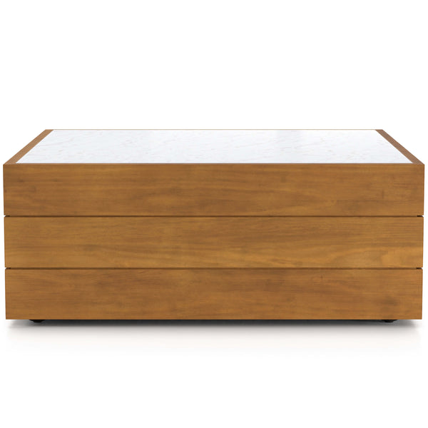 Home Fashion Grant Outdoor Coffee Table Natural Teak By Four Hands