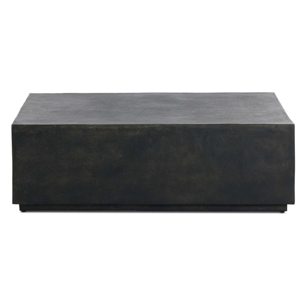 Home Fashion Graso Outdoor Square Coffee Table Aged Grey By Four Hands