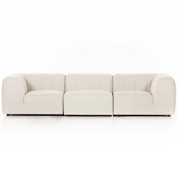 home fashion Gwen Outdoor 3-Piece Sectional Faye Sand by Four Hands