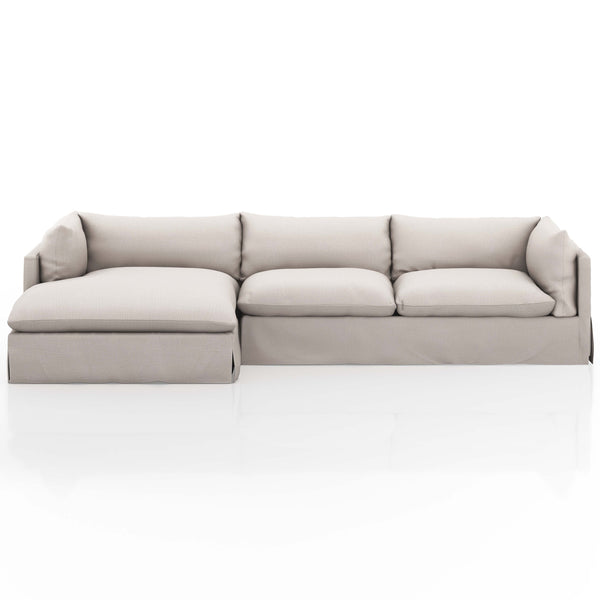 Home Fashion Habitat 2 Piece 131" Sectional Bennett Moon By Four Hands