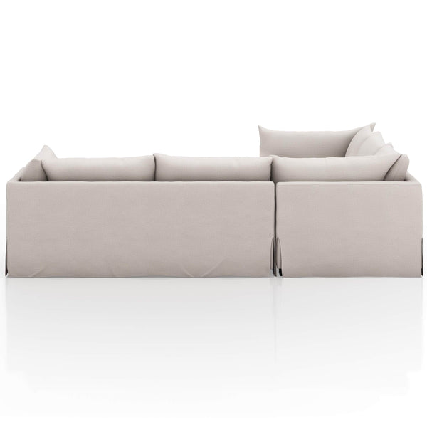 Home Fashion Habitat 3 Piece 111" Sectional Bennett Moon By Four Hands
