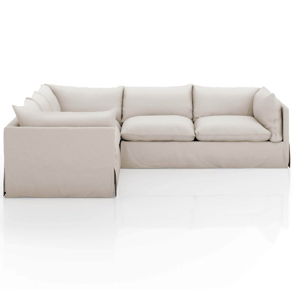 Home Fashion Habitat 3 Piece 111" Sectional Valley Nimbus By Four Hands