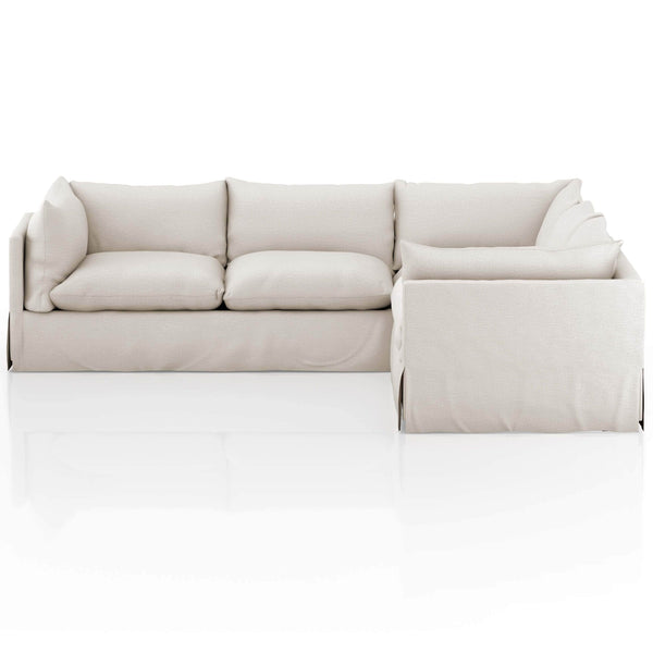 Home Fashion Habitat 3 Piece 111" Sectional Valley Nimbus By Four Hands