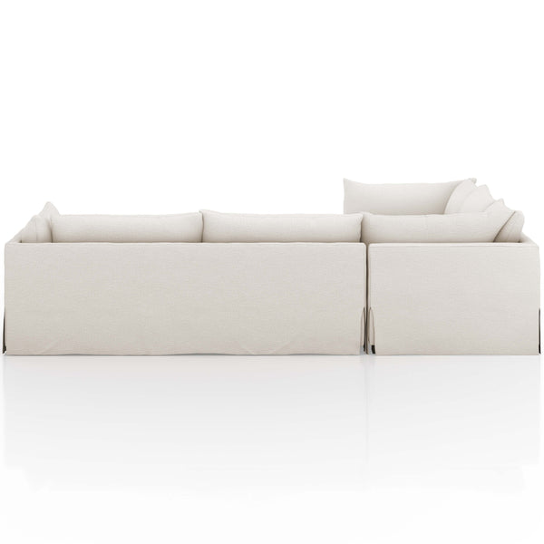 Home Fashion Habitat 3 Piece 122" Sectional Valley Nimbus By Four Hands
