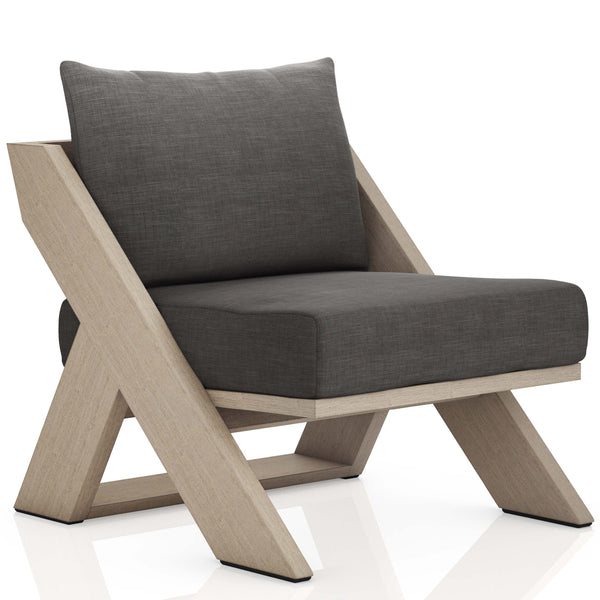 home fashion Hagen Outdoor Chair Charcoal/Wash Brown by Four Hands