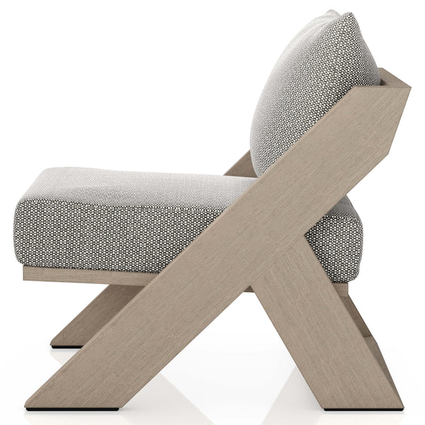 Home Fashion Hagen Outdoor Chair Faye Ash/Wash Brown By Four Hands