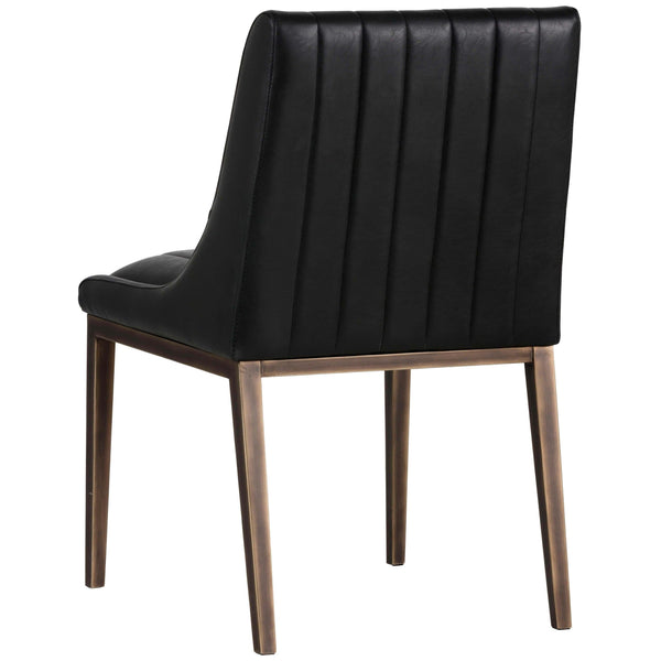 Home Fashion Halden Dining Chair Vintage Black Set Of 2