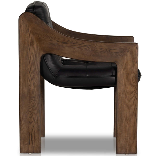 Home Fashion Halston Arm Chair Heirloom Black By Four Hands