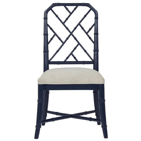 Home Fashion Hanalei Bay Side Chair Cerulean Blue Set Of 2