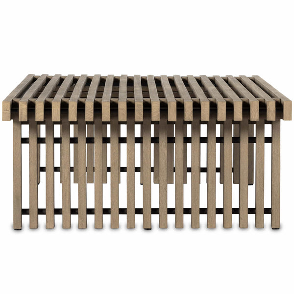 Home Fashion Haskell Outdoor Coffee Table Brown By Four Hands