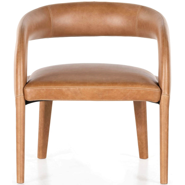 Home Fashion Hawkins Leather Chair Sonoma Butterscotch Set Of 2 By Four Hands