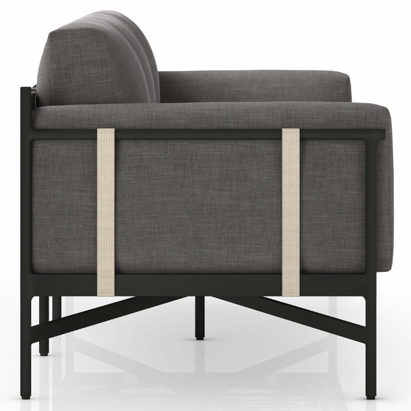 Home Fashion Hearst 99" Outdoor Sofa Charcoal By Four Hands