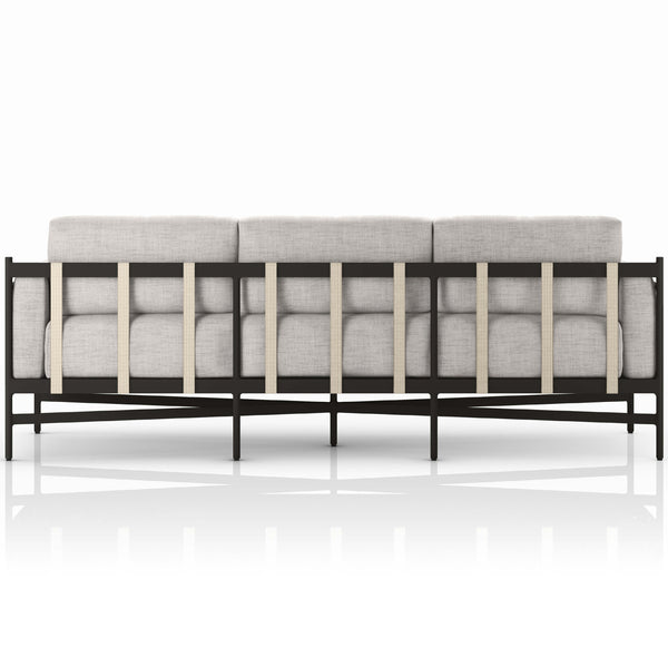 Home Fashion Hearst 99" Outdoor Sofa Stone Grey By Four Hands