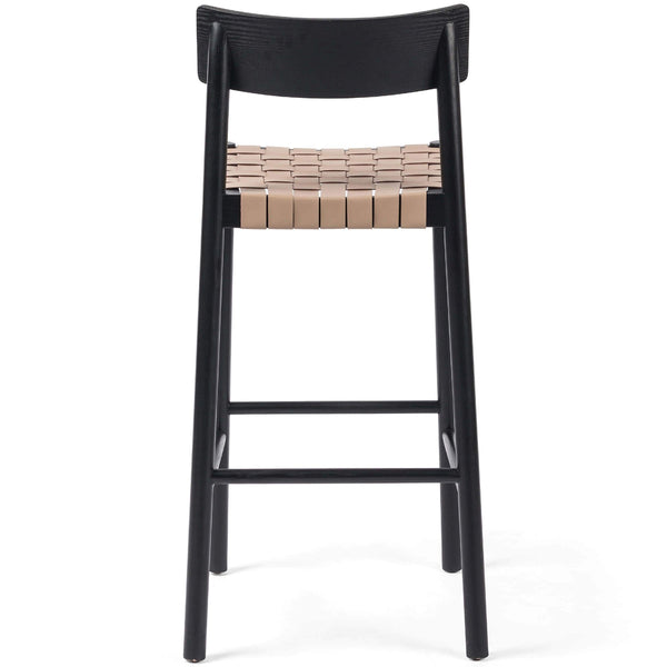 Home Fashion Heisler Bar & Counter Stool Black By Four Hands