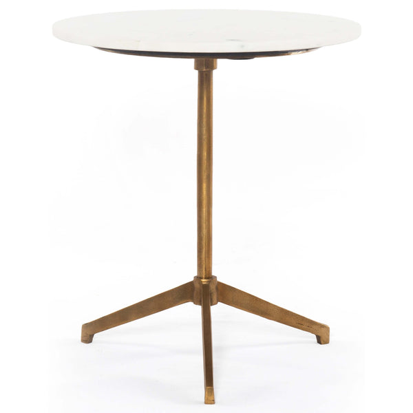 Home Fashion Helen End Table Raw Brass By Four Hands
