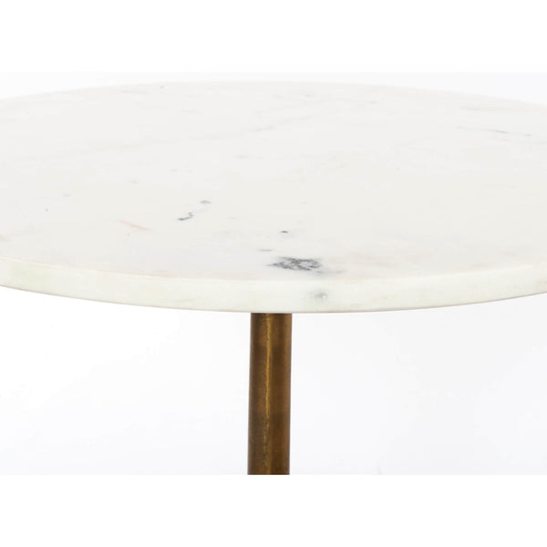 Home Fashion Helen End Table Raw Brass By Four Hands
