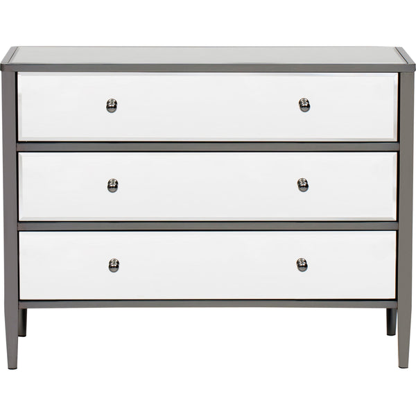 Home Fashion Hollywood Black Nickel Metal Chest Large