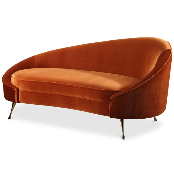 Home Fashion Abigail Chaise Umber