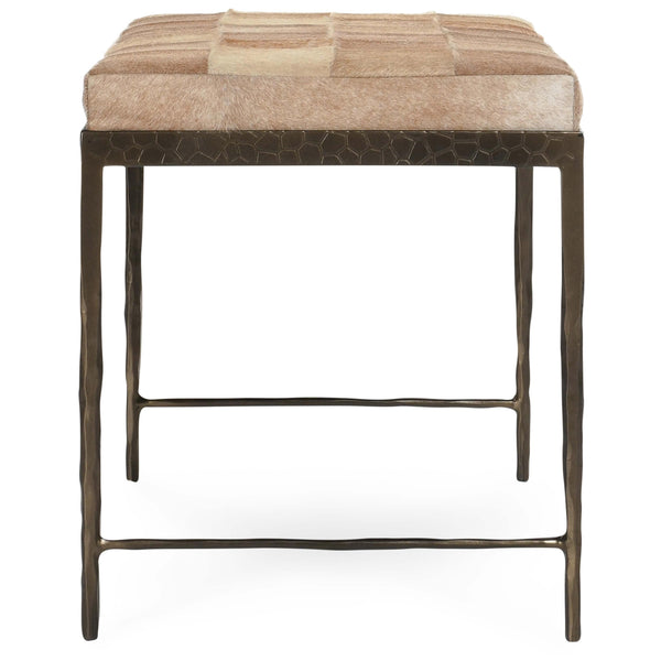 Home Fashion Achen Hide Bench Blonde