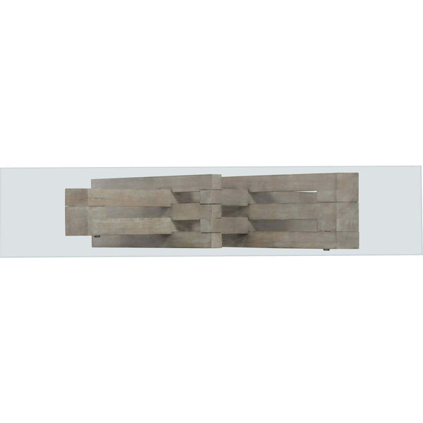 Home Fashion Affinity Glass Top Console