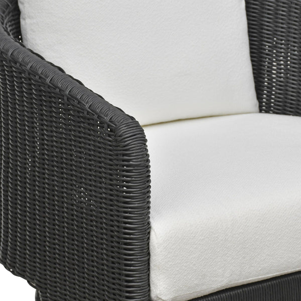 Home Fashion Alexa Outdoor Chair Black