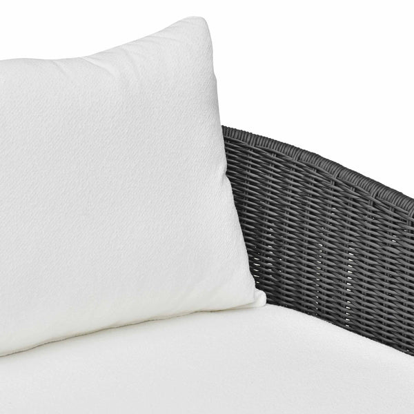 Home Fashion Alexa Outdoor Sofa Black