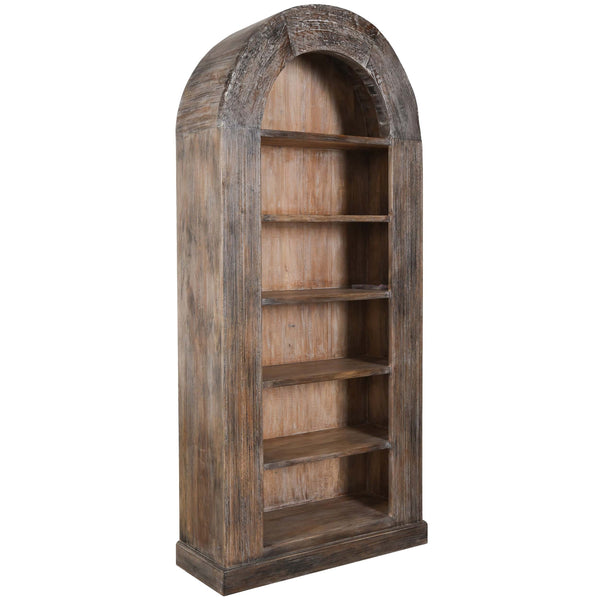 home fashion Alta Arch Bookcase Charcoal Haze
