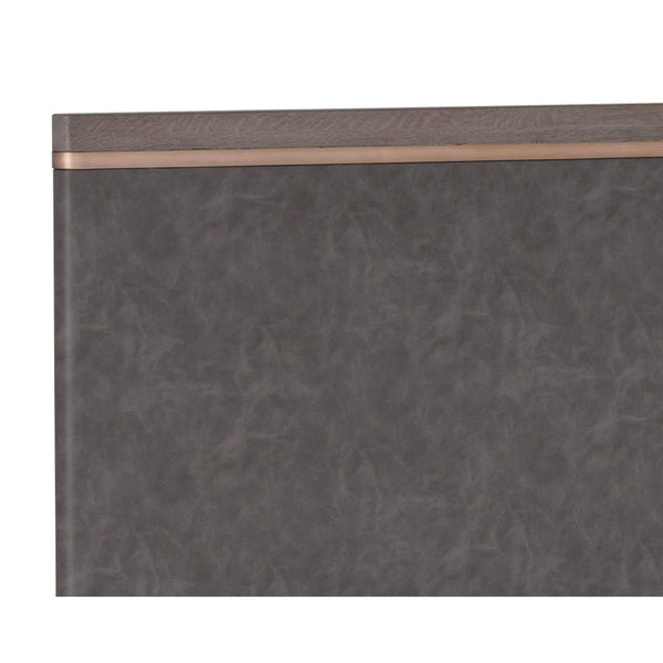 Home Fashion Altman King Bed Dark Grey