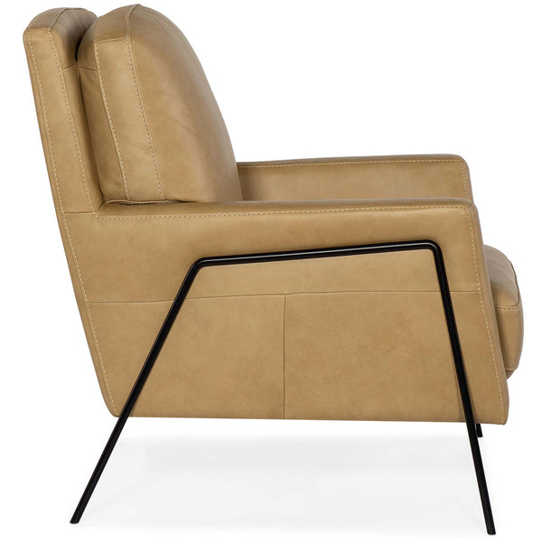 Home Fashion Amette Leather Chair Ankur Sand