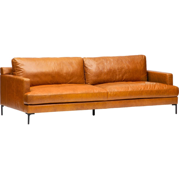 Home Fashion Ansel Leather Sofa Oil Buffalo Camel