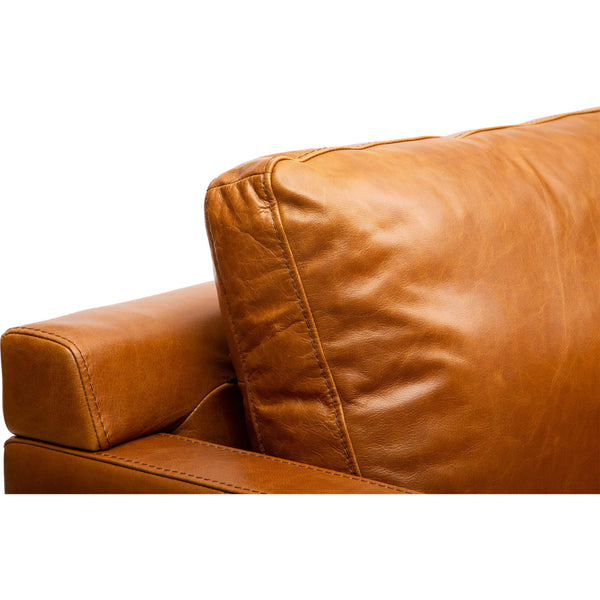 Home Fashion Ansel Leather Sofa Oil Buffalo Camel