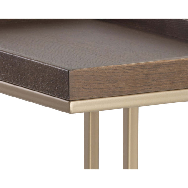 Home Fashion Arden Side Table Raw Umber