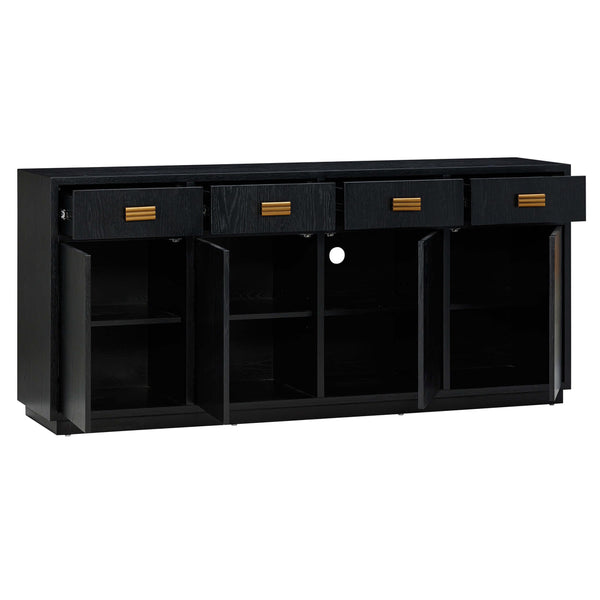 Home Fashion Aria Buffet Black