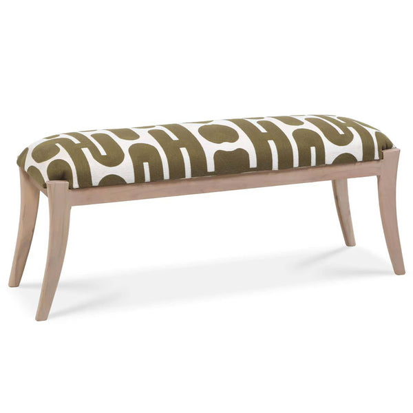Home Fashion Arielle Bench Olive/White