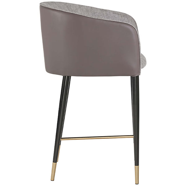Home Fashion Asher Arm Chair Flint Grey Set Of 2