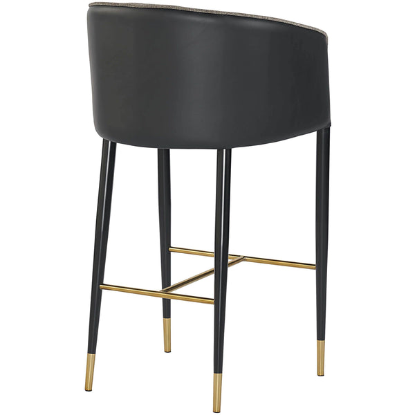 Home Fashion Asher Bar Stool Sparrow Grey