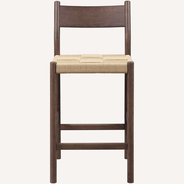 Home Fashion Asher Counter Stool Walnut