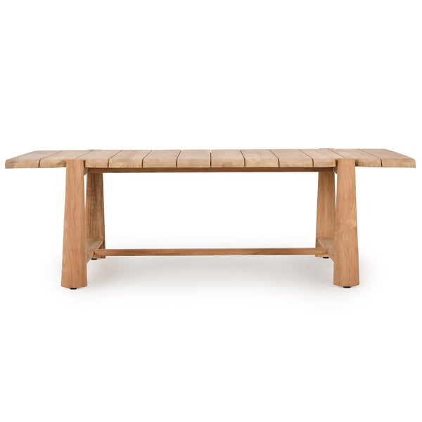 Home Fashion Aston Outdoor Dining Table Natural