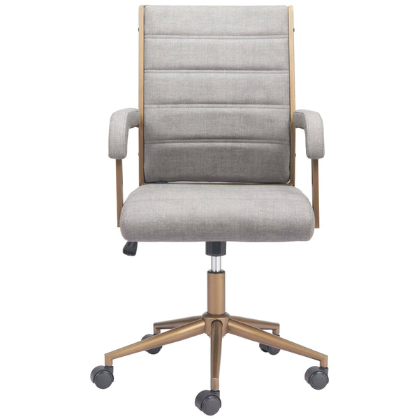 Home Fashion Auction Office Chair Gray