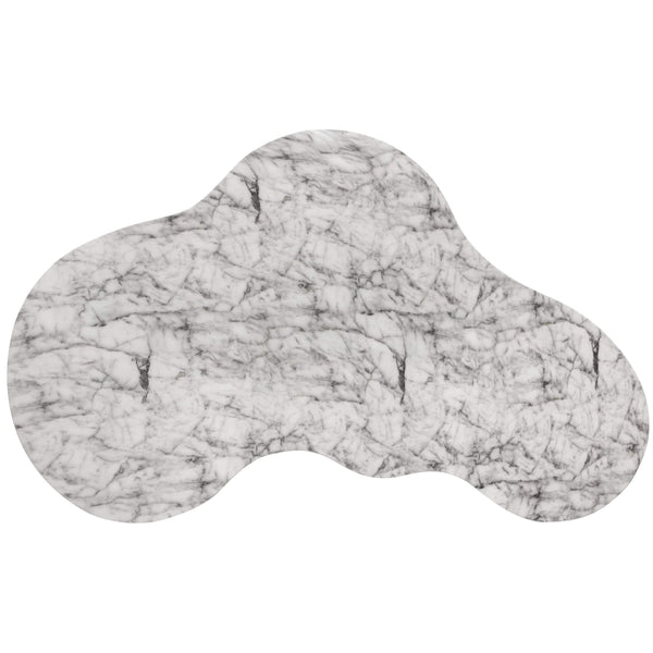 Home Fashion Ava Coffee Table White Marble Look
